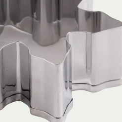 Lot de 3 emporte-pièces Noël assortis en inox - gris métallisé