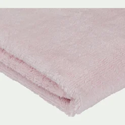 Lot de 2 gants de toilette en coton peigné - rose simos