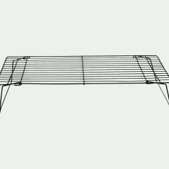 Lot de 3 grilles de refroidissement en inox 24x40cm - noir