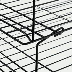 Lot de 3 grilles de refroidissement en inox 24x40cm - noir