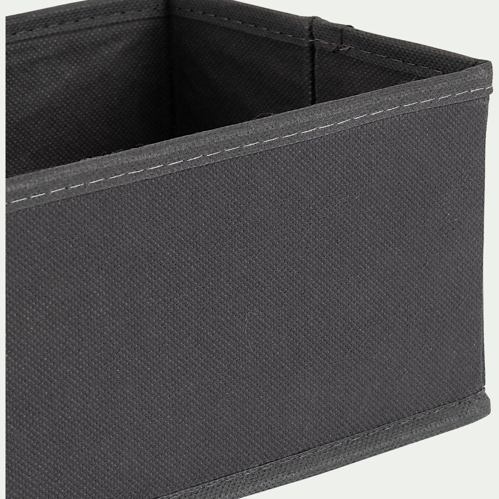 Lot de 5 paniers organiseur - gris