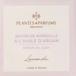 Lot de 2 savons de Marseille à l'huile d'argan senteur lavande 100g