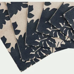 Lot de 20 serviettes en papier motif figuier 33x33cm - beige alpilles
