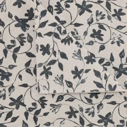 Lot de 20 serviettes en papier motif floral 33x33cm - beige alpilles
