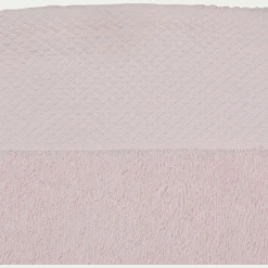 Lot de 2 serviettes invité en coton peigné - rose simo 30x50cm