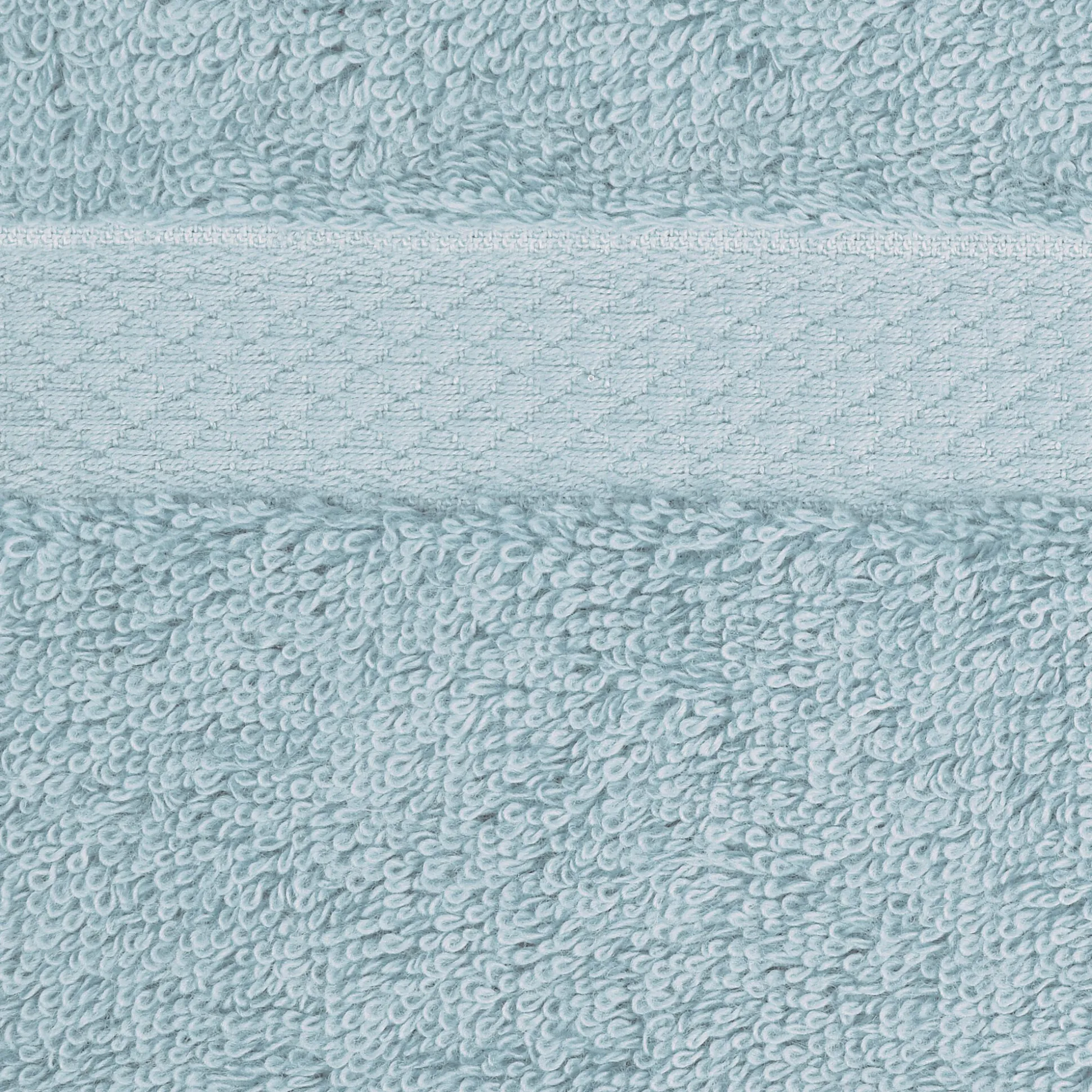 Lot de 2 serviettes invité en coton peigné - bleu calaluna 30x50cm