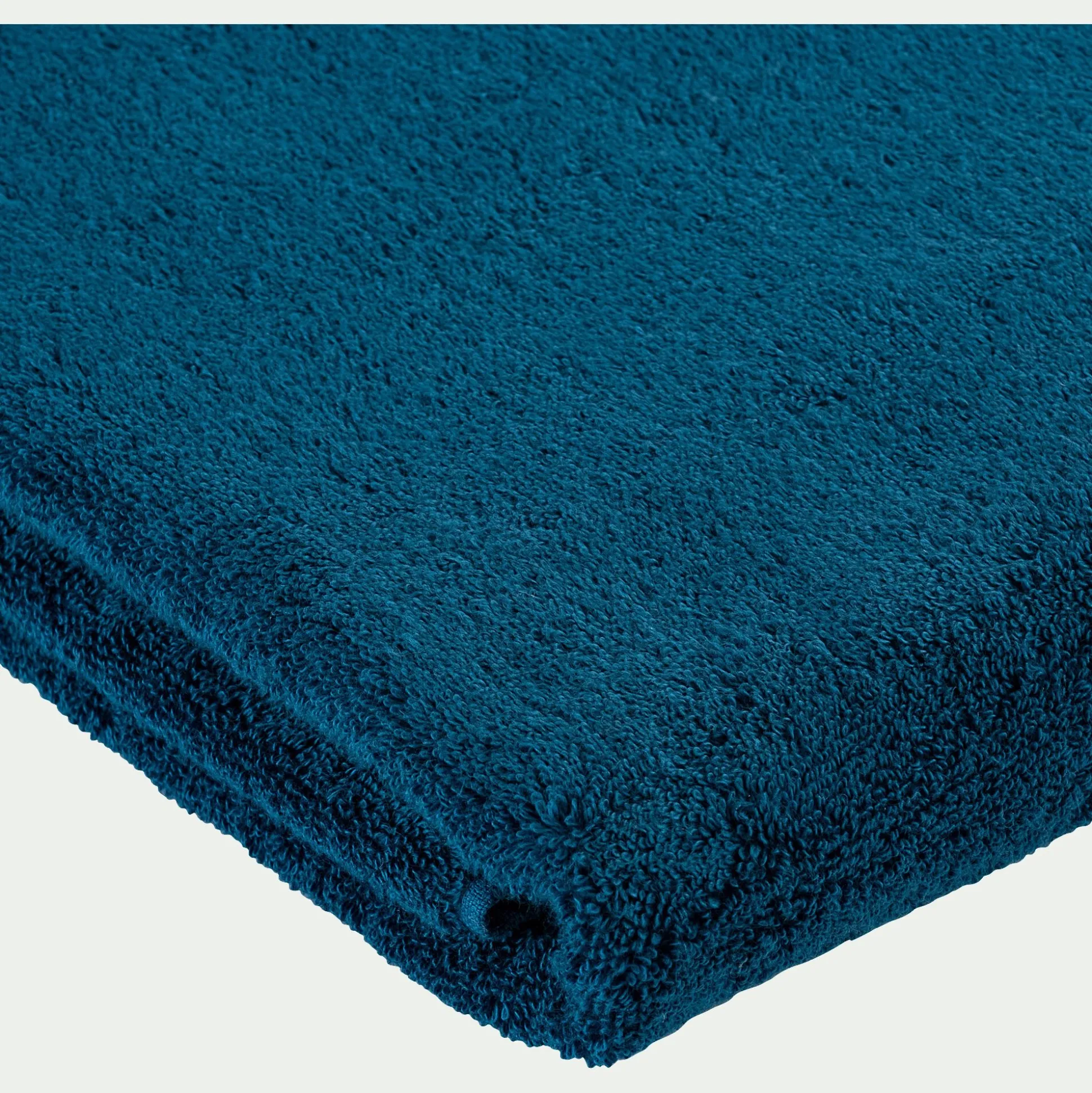 Lot de 2 serviettes invité en coton - bleu figuerolles 30x50cm