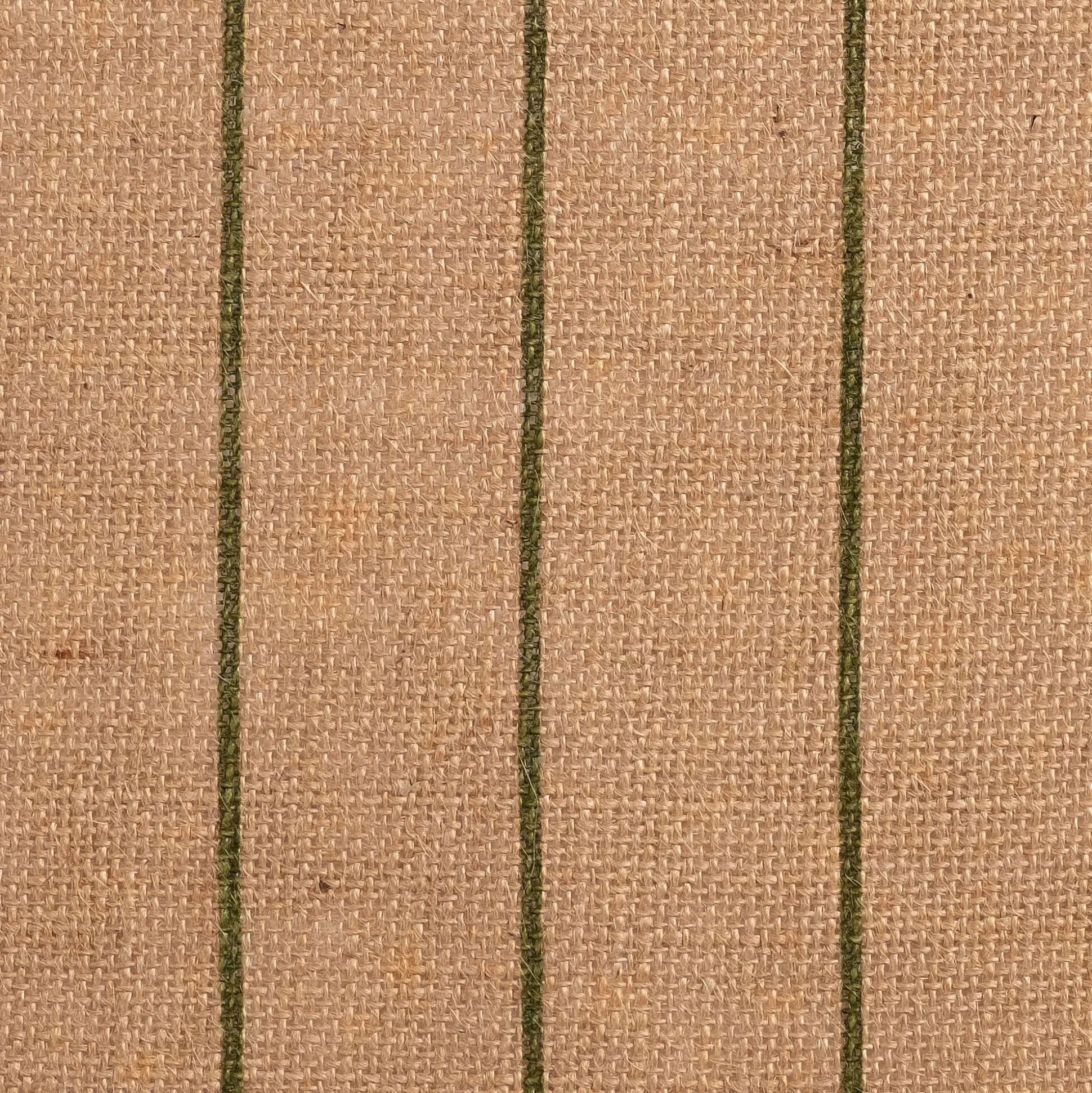 Lot de 4 sets de table à rayures en jute 30x45cm - vert