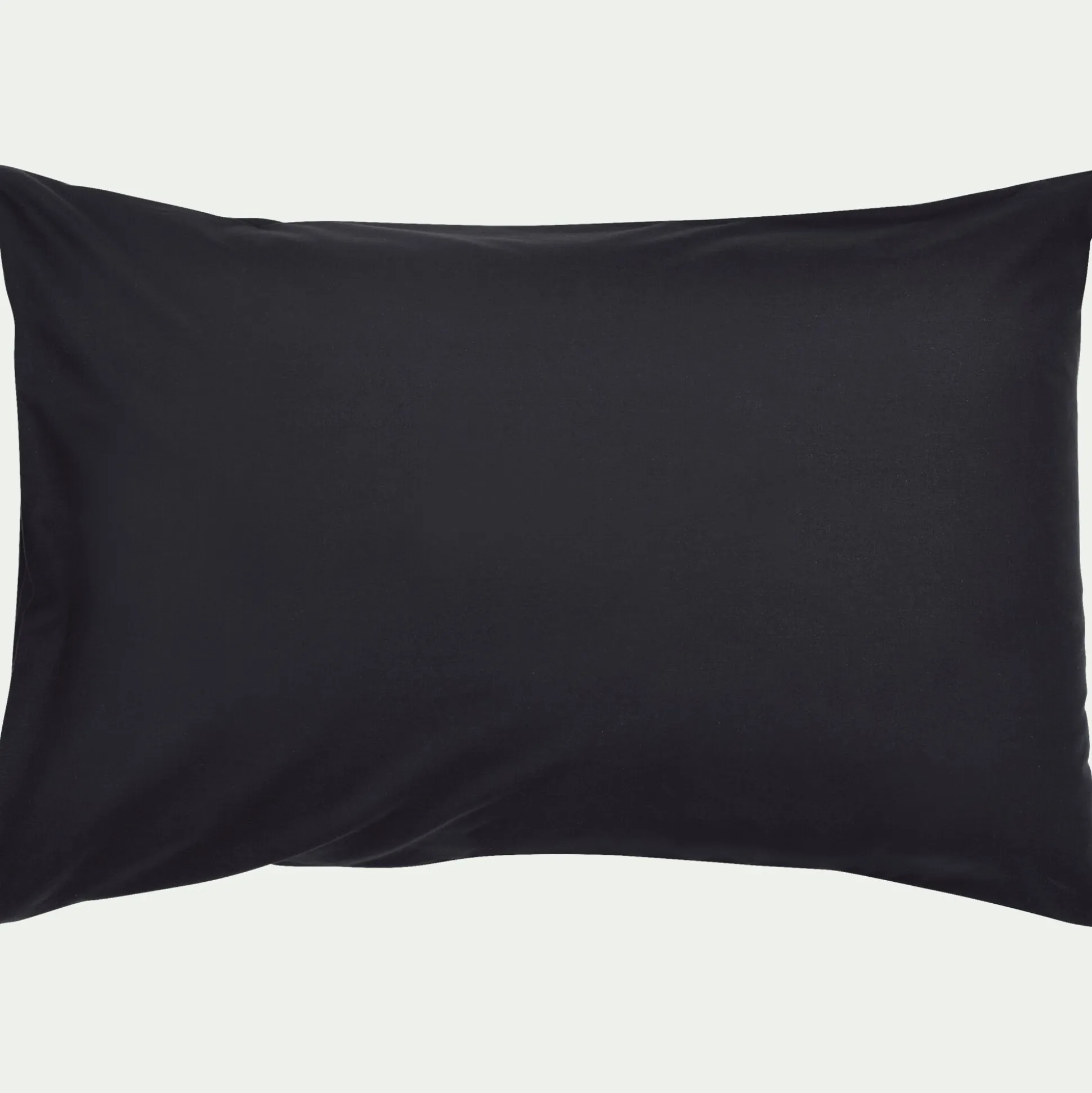 Lot de 2 taies d'oreiller en coton - gris calabrun 50x70cm