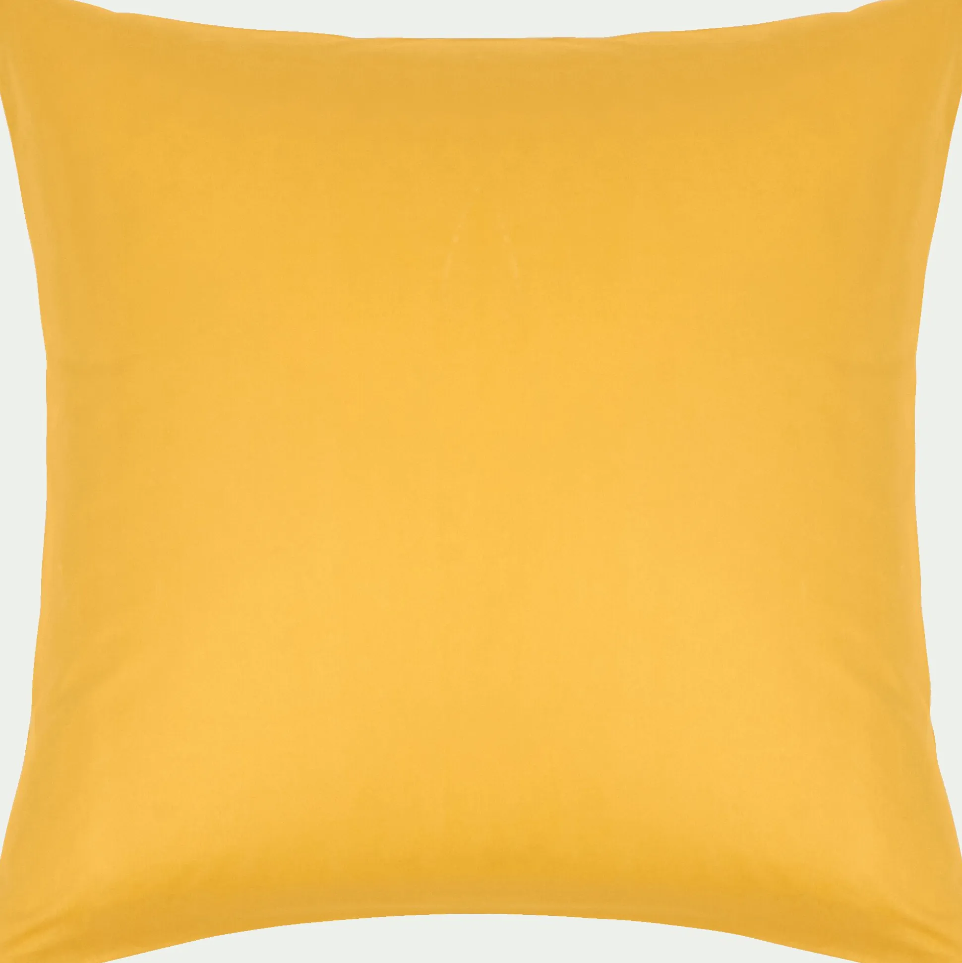 Lot de 2 taies d'oreiller en coton - jaune genet 65x65cm
