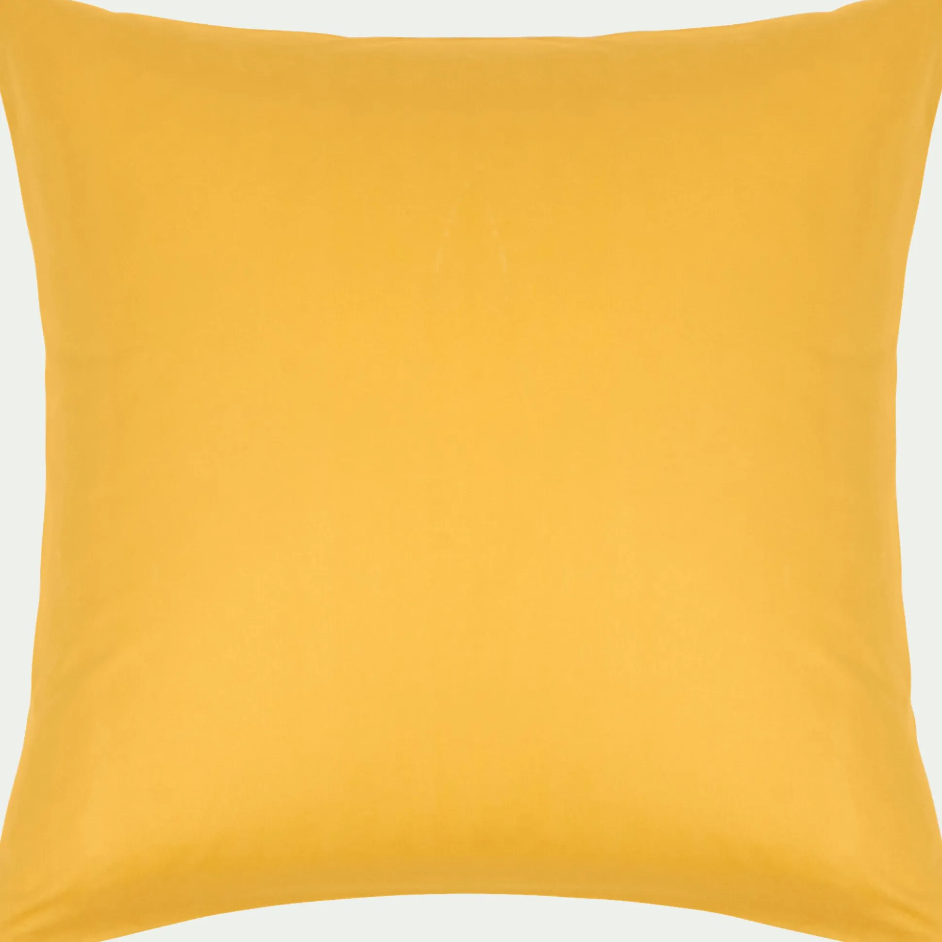 Lot de 2 taies d'oreiller en coton - jaune genet 65x65cm