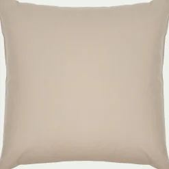 Lot de 2 taies d'oreiller en coton - beige alpilles 65x65cm