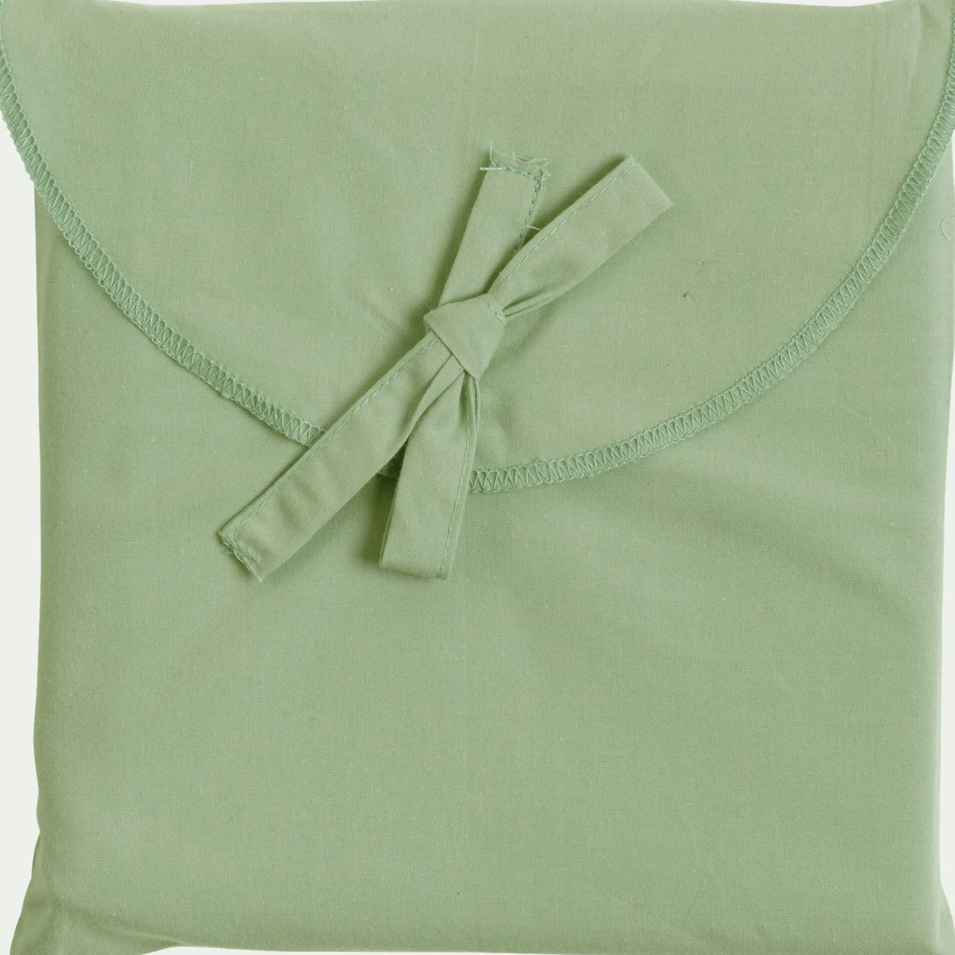 Lot de 2 taies d'oreiller en coton 65x65cm - vert pistache