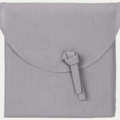 Lot de 2 taies d'oreiller en coton - gris restanque 50x70cm