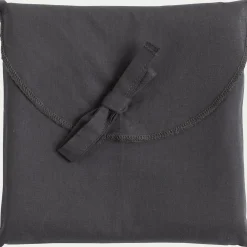 Lot de 2 taies d'oreiller en coton - gris ardoise 50x70cm
