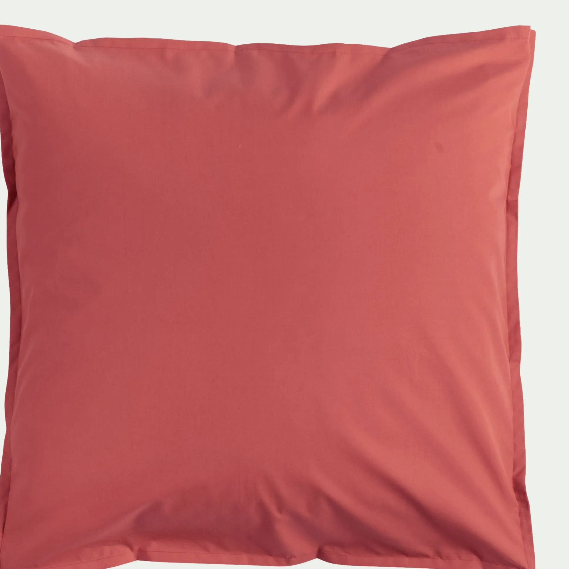 Lot de 2 taies d'oreiller en coton 65x65cm - rose framboise
