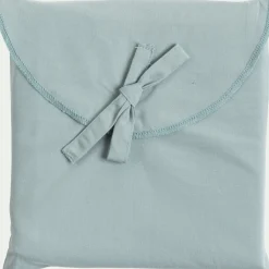 Lot de 2 taies d'oreiller en percale de coton - bleu calaluna 65x65cm
