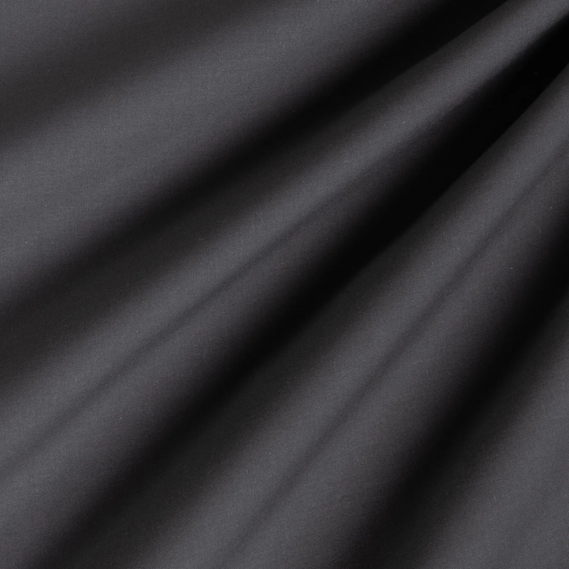 Lot de 2 taies d'oreiller en percale de coton - gris ardoise 50x70cm