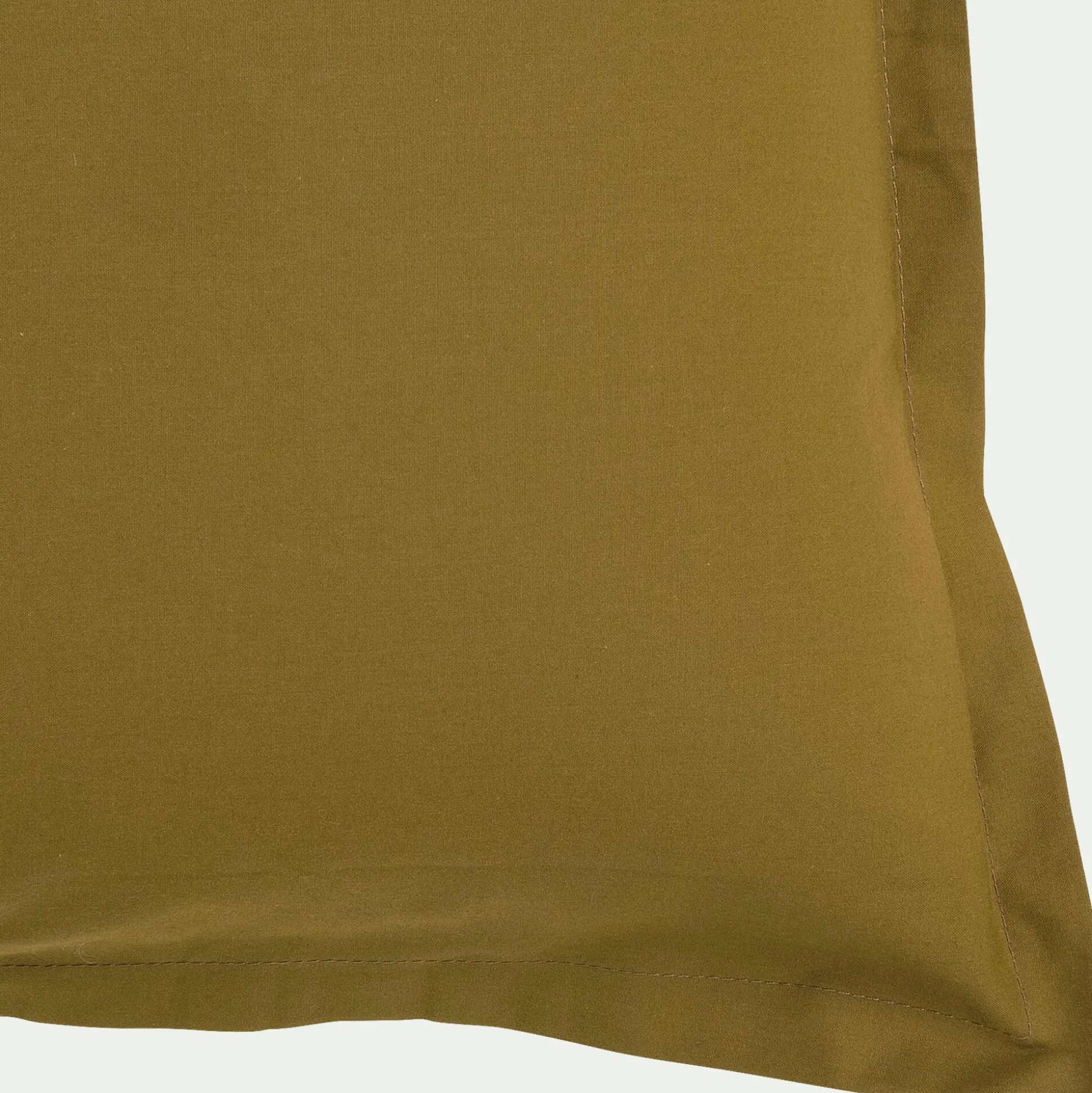 Lot de 2 taies d'oreiller en percale de coton - jaune alep 50x70cm
