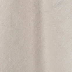 Lot de 2 torchons brodés en coton finition point de bourdon 50x70cm - beige