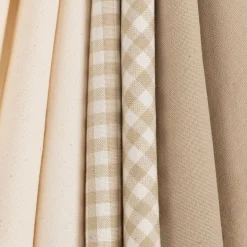 Lot de 3 torchons dépareillés en coton 50x70cm - beige