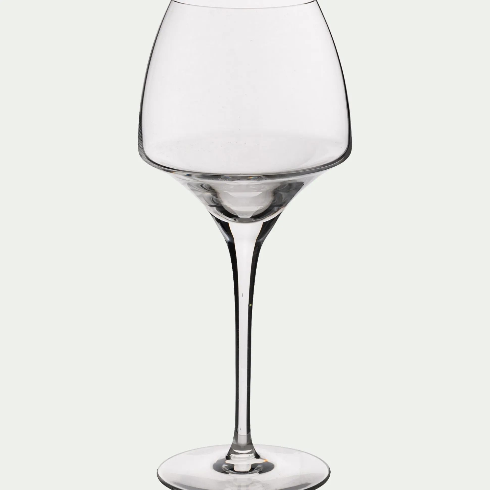 Lot de 6 verres à pied en cristallin 40cl - transparent