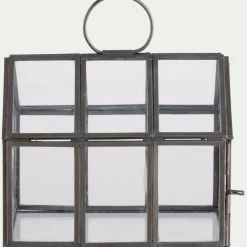 Maisonnette en Verre 15,5X10,5XH13CM - transparent