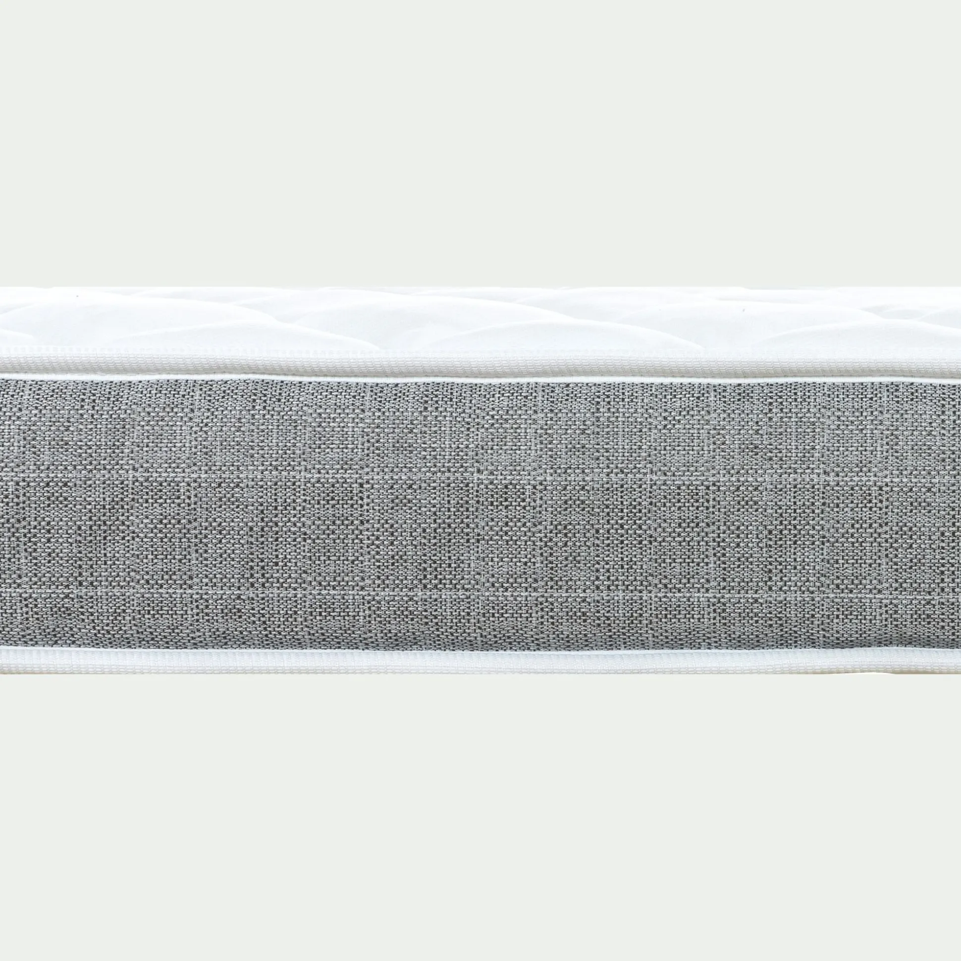 Matelas alinea en mousse accueil équilibré 15cm 90x200cm - blanc