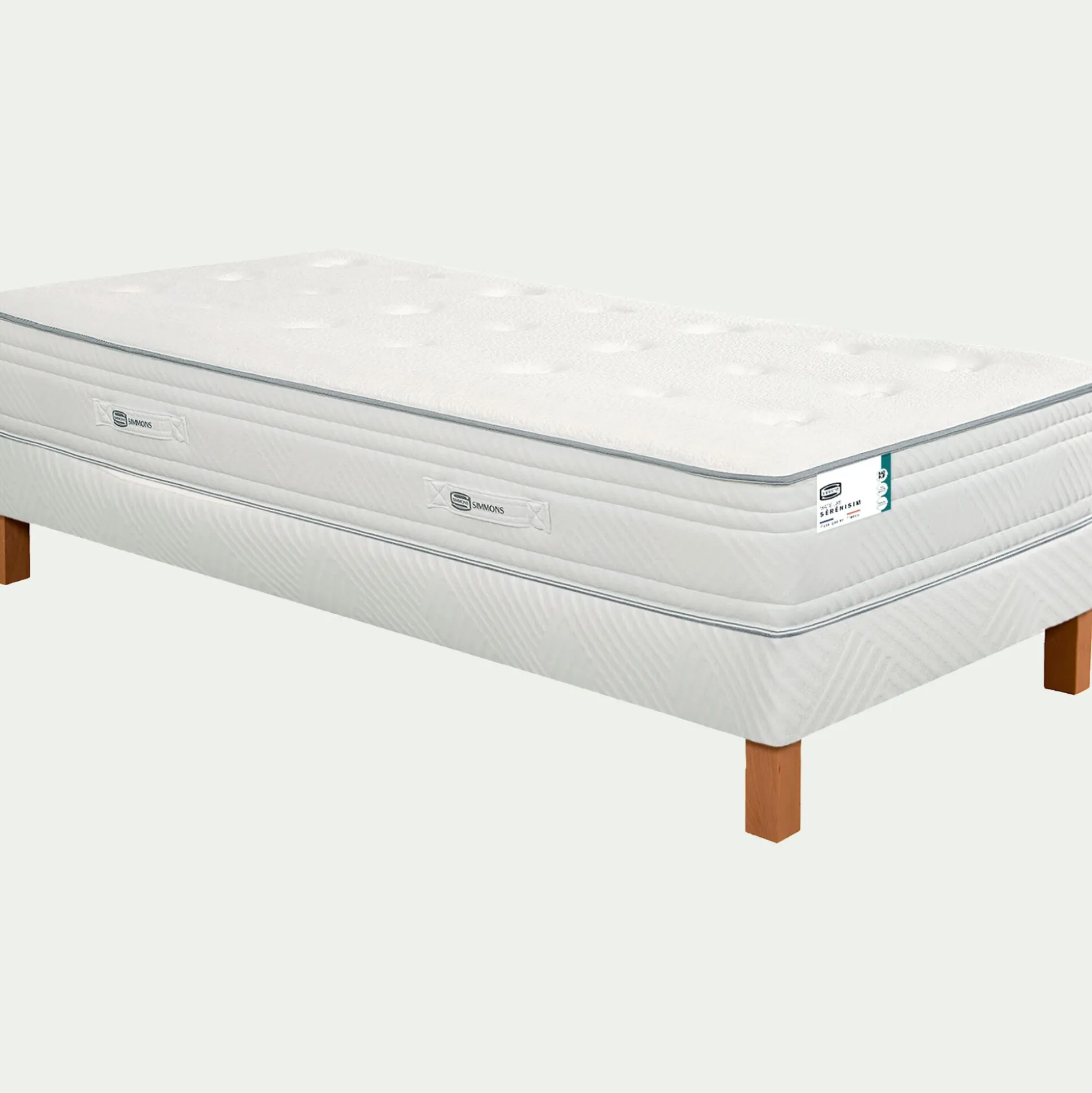 Matelas Simmons à ressorts accueil équilibré - 90x200cm