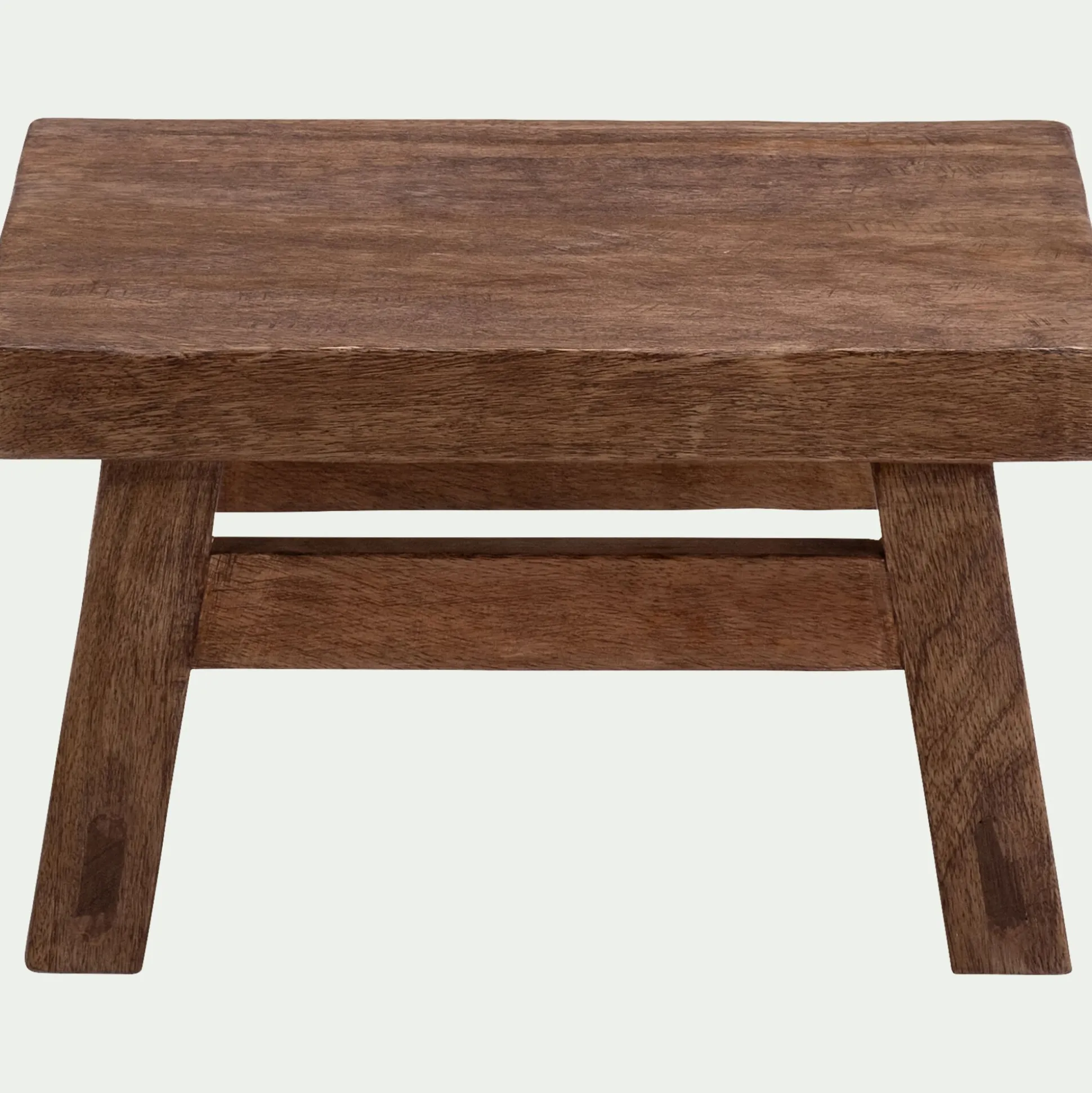 Meuble d'appoint en bois de manguier - bois foncé