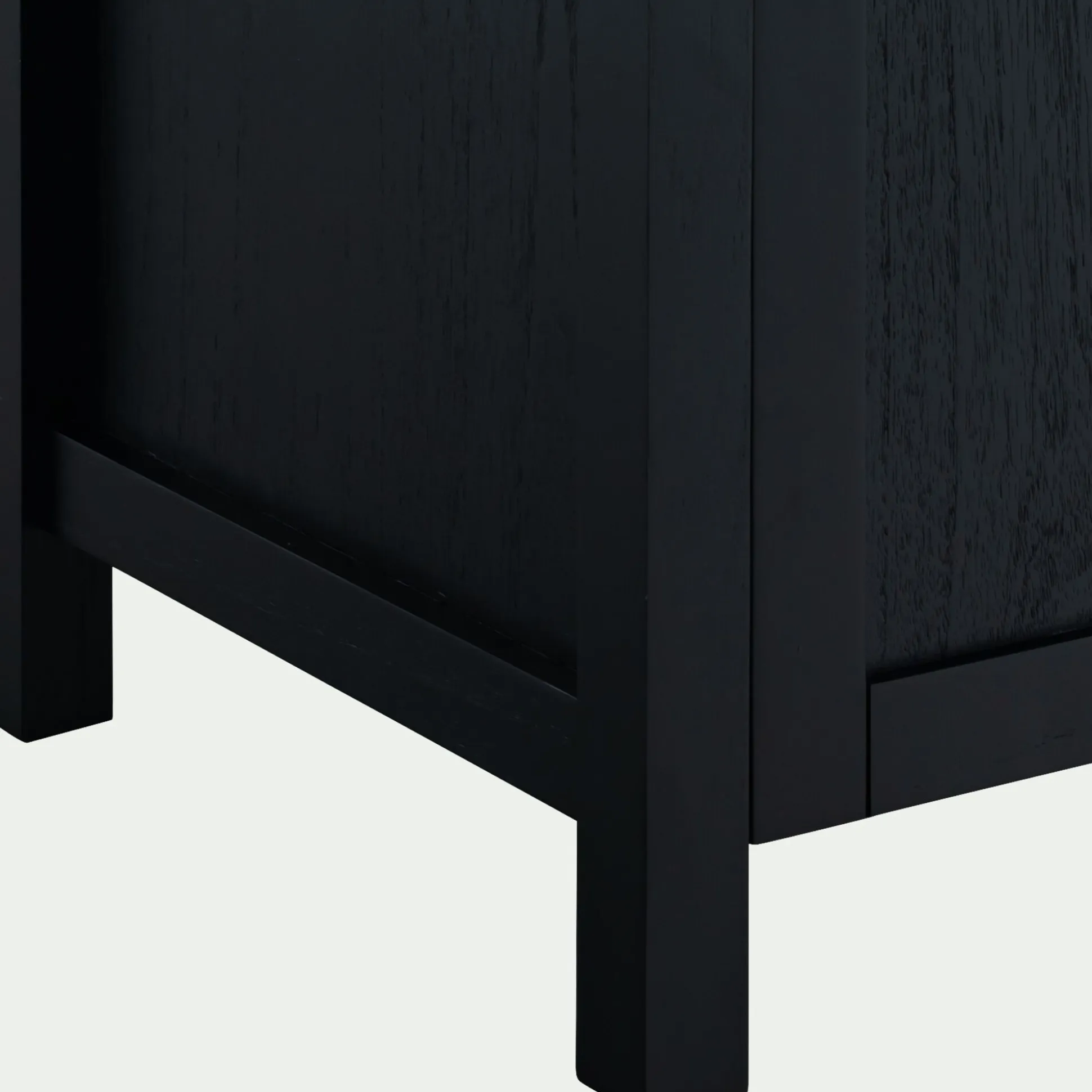 Meuble sous-vasque double et 2 portes en bois de cèdre - L120cm