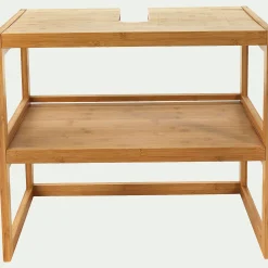 Meuble sous-vasque en bambou - L61cm