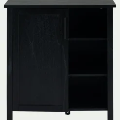 Meuble sous-vasque simple et 1 porte en bois de cèdre - L80cm