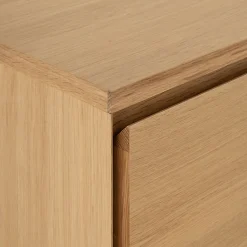 Meuble TV en bois 2 portes - bois clair