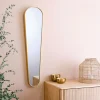 Miroir allongé cadre 92x22cm - doré