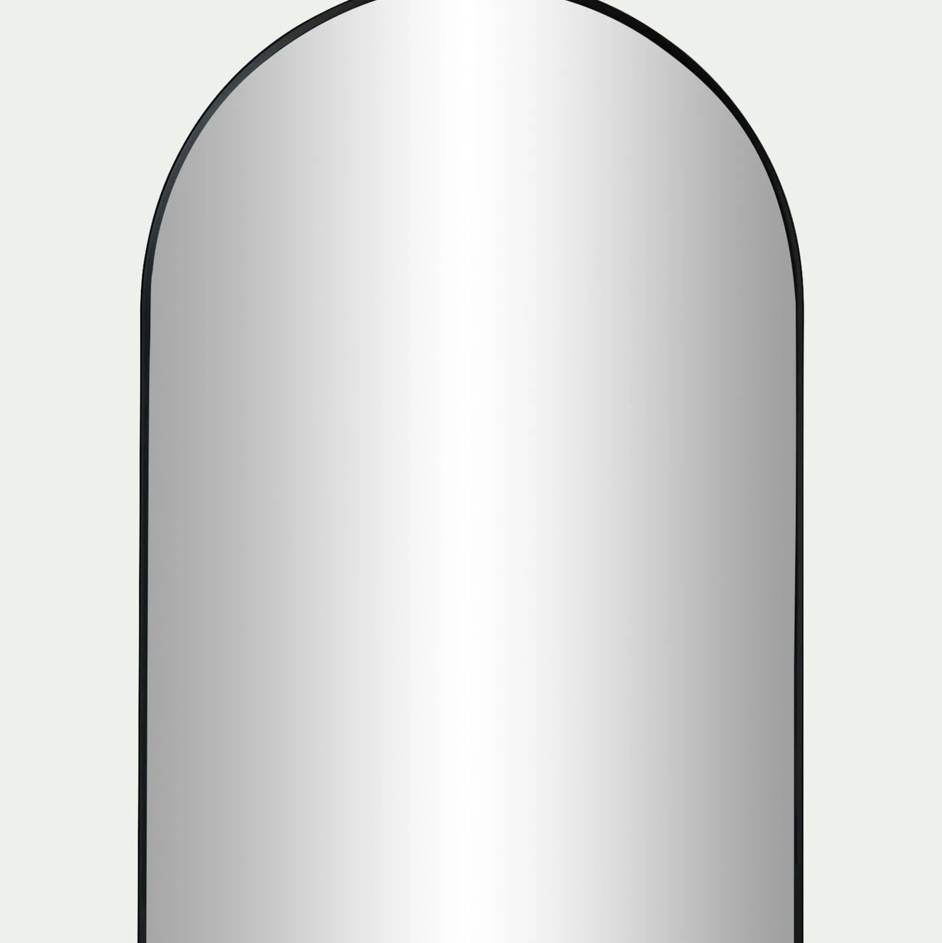 Miroir arche en aluminium l61xH91cm - noir