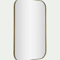 Miroir en aluminium 59x88cm - doré