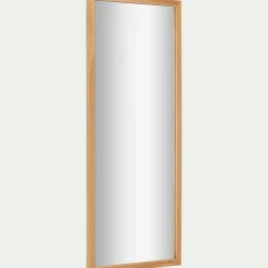 Miroir en bois de chêne - naturel 40x100cm