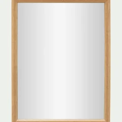 Miroir en bois de chêne 30x40cm - naturel