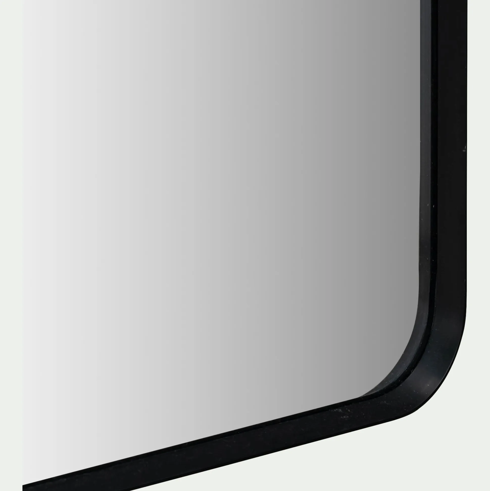 Miroir rectangulaire en aluminium l50,5xH161cm - noir
