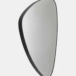 Miroir triangulaire - noir 42x62,5cm