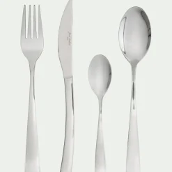 Ménagère 24 pièces en inox finition brillante