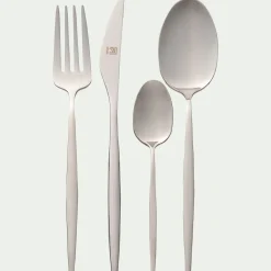Ménagère 16 pièces en inox 3mm - argenté