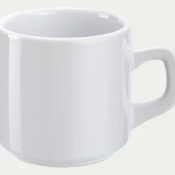 Mug en faïence 18,4cl - blanc ventoux