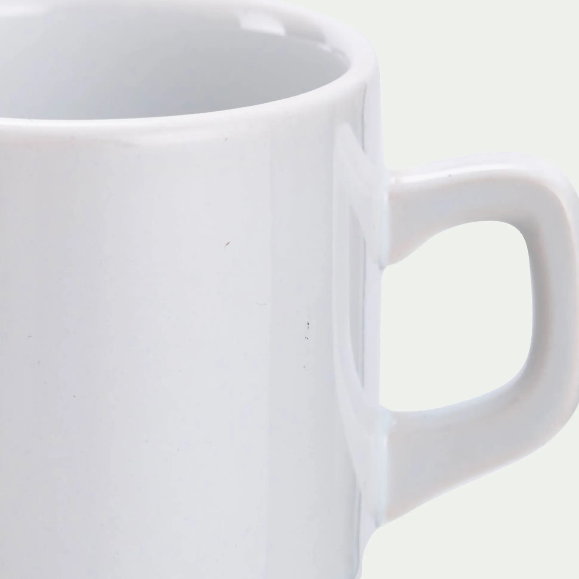Mug en faïence 18,4cl - blanc ventoux