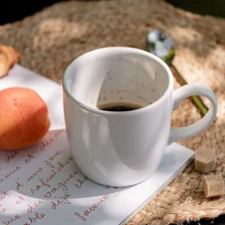 Mug en faïence 30cl - blanc ventoux