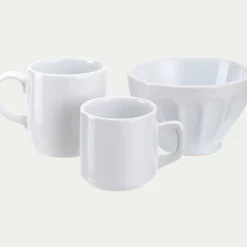 Mug en faïence 30cl - blanc ventoux