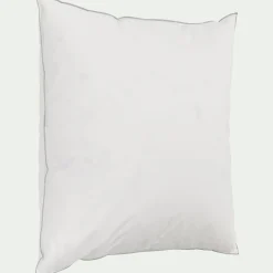 Oreiller ferme en plumettes de canard 65x65cm - blanc
