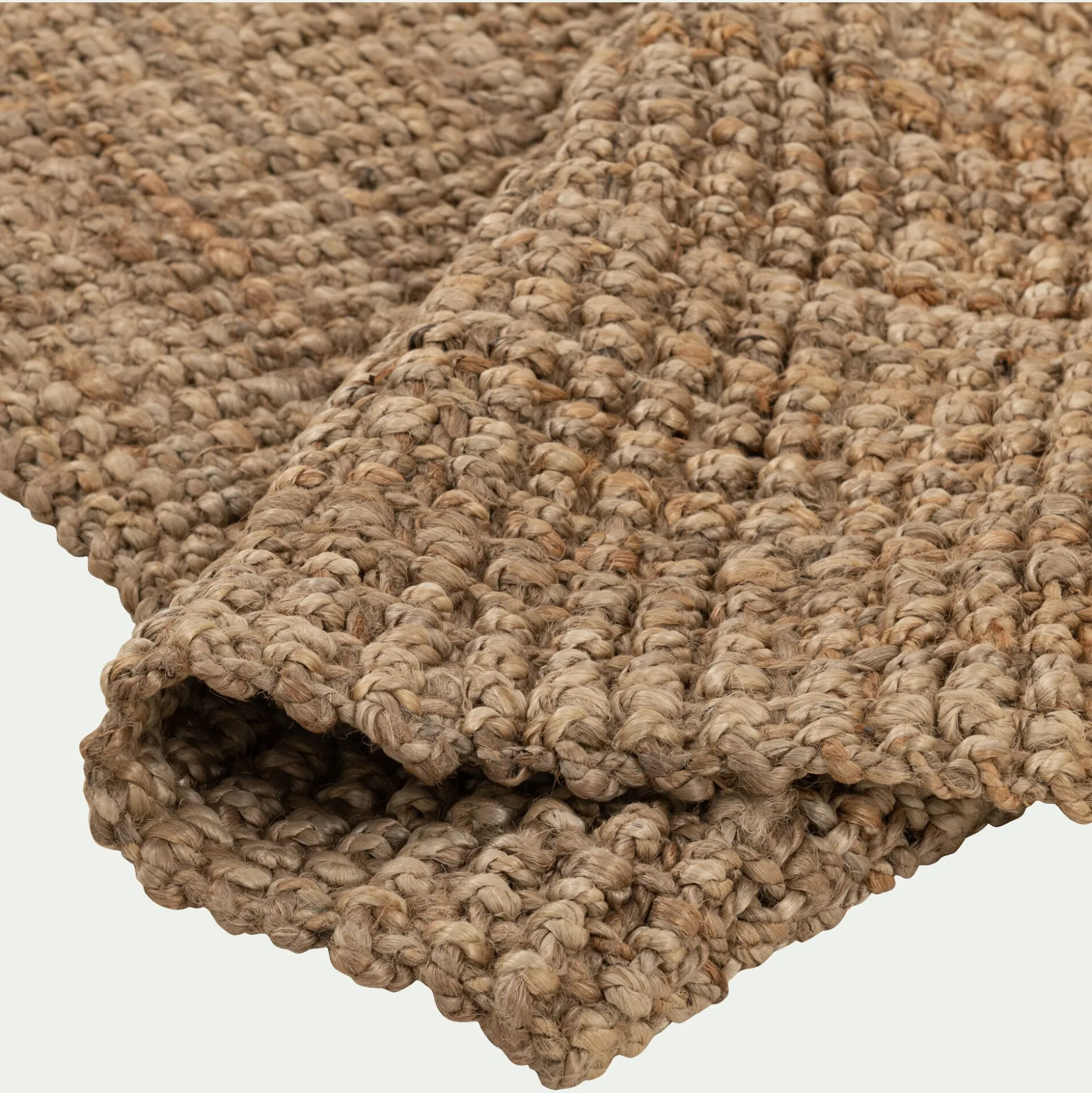 Paillasson en jute bouclée - naturel 60x150cm
