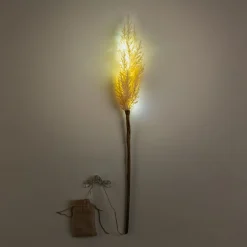 Pampa LED électrique H70cm - beige (modèle aléatoire)